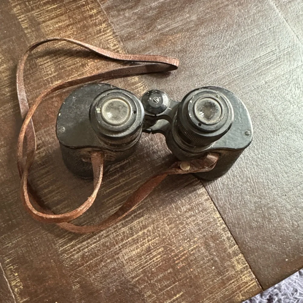 Vintage WWII military binoculars